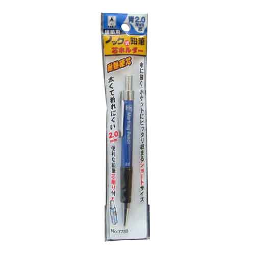 ノック式鉛筆 2.0 青 たくみ 墨つけ・基準出し 建築用シャープペン NO.7780
