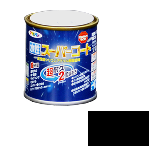 多用途ー水性スーパーコート アサヒペン 塗料・オイル 水性塗料1 1/12Lーシンチャ