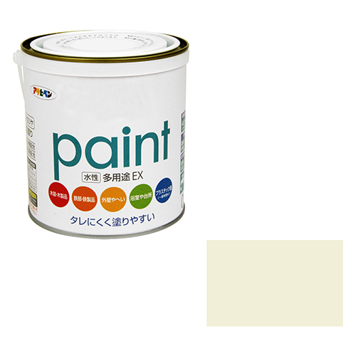 アサヒペン・水性多用途EX・0．7Lーミルキーホワイト－資材・塗料・水性塗料：DIYツールのネット卸DIYtool-net