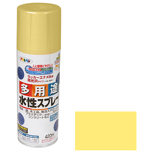 水性多用途スプレー アサヒペン 塗料・オイル スプレー塗料 420MLーカントリーCR