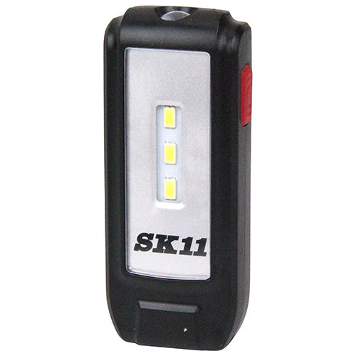 乾電池式ミニポケットライト SK11 作業・警告・防犯灯 ハンドランプ・替え球 SLWー31MPLーDB